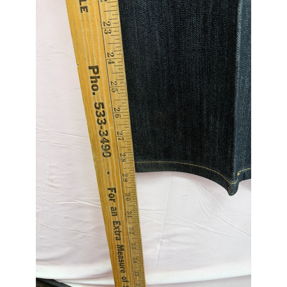 Roca Wear Vintage Jeans Women 7 Black Embroidered Pockets Y2K Streetwear Baggy - Picture 14 of 16